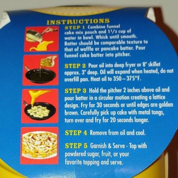 Set of 2 Brand New Funnel Cake Pitcher Birthday Carnival Party Supplies Lot - Picture 4 of 6